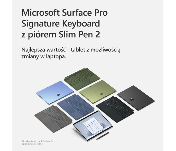 Microsoft Surface Pro Keyboard with Slim Pen Sapphire - 1261290 - zdjęcie 6